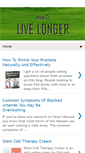 Mobile Screenshot of howtolivealongerlife.com